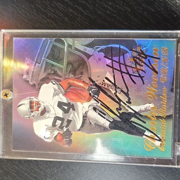 fleer Other - Charles Woodson Rookie Card Autographed NM